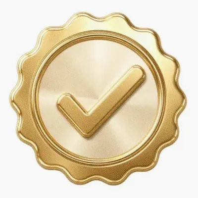 Checkmark badge — Candyland Casino