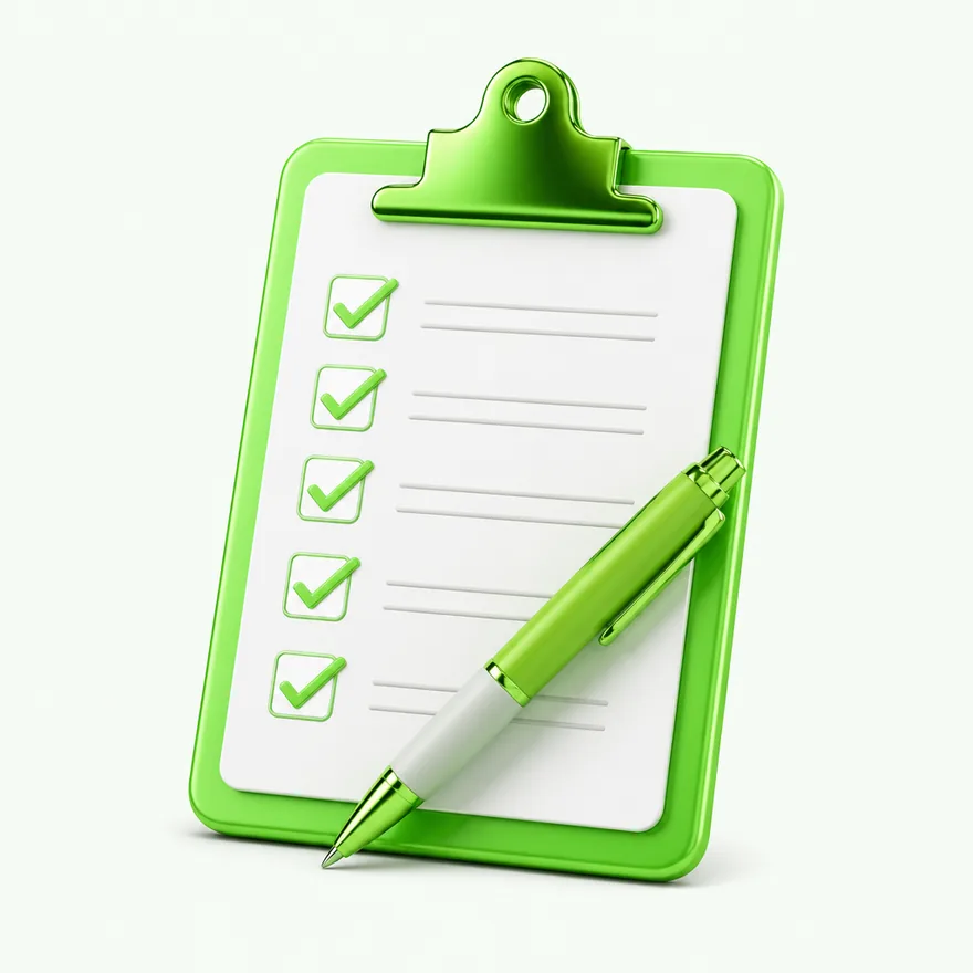 Clipboard checklist — Candyland Casino