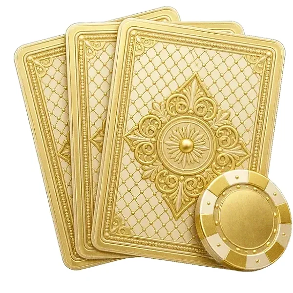 Playing cards and chip — Candyland Casino