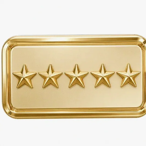 Five-star rating plaque — Candyland Casino