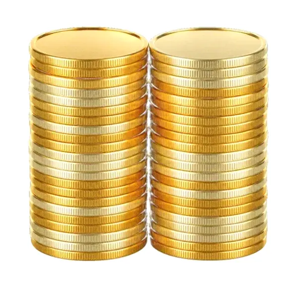 Coin stacks — Candyland Casino