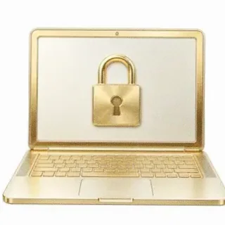 Laptop with padlock — Candyland Casino