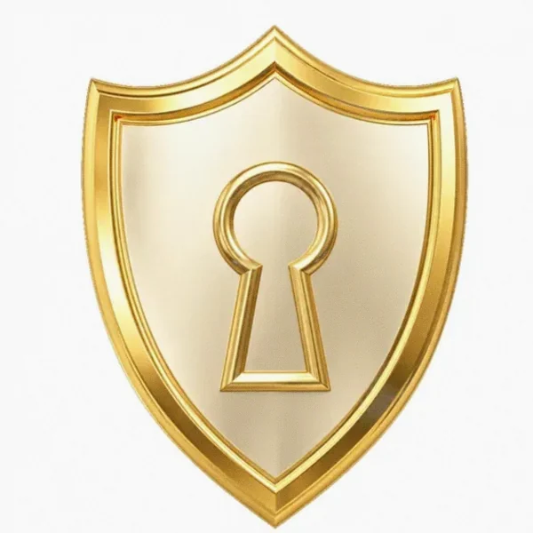 Shield with keyhole — Candyland Casino