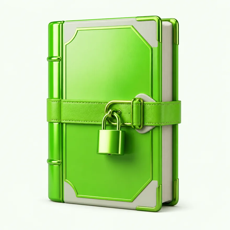 Book with padlock strap — Candyland Casino