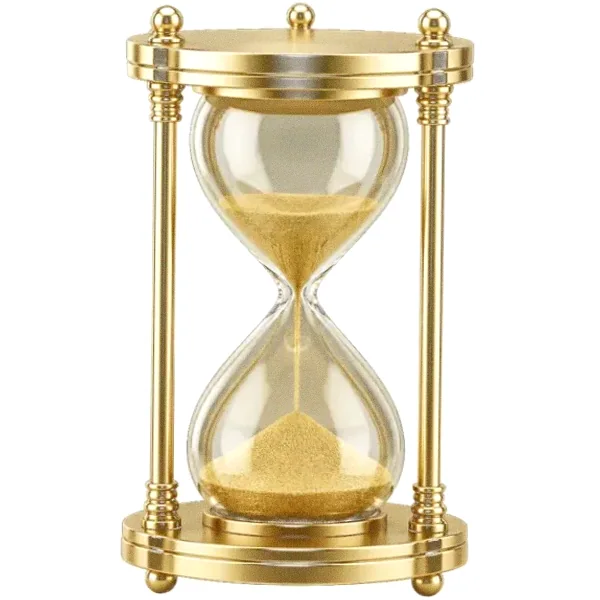 Hourglass timer — Candyland Casino